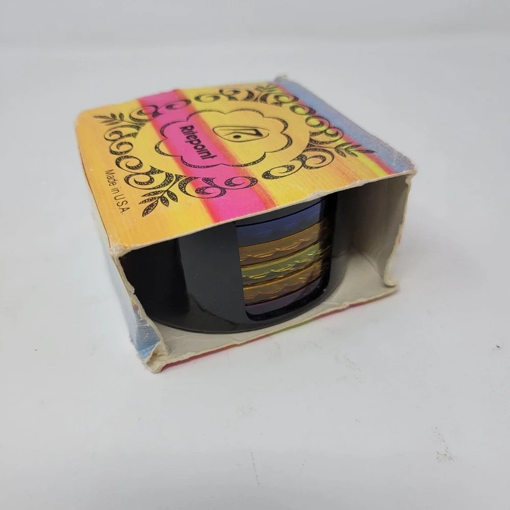 Vintage Ritepoint Contemporary‎ Coasters Set With AFL-CIO Emblem Union